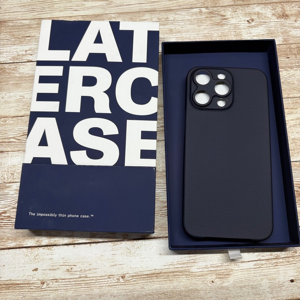 Latercase‎ Willy Blue Phone Case for iPhone 15 Pro Max Impossibly Thin  Open Box